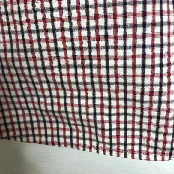 GAP  Dress Shirt White/Red/Black Size Large - Picture 12 of 16